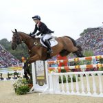 Zara Phillips jumping